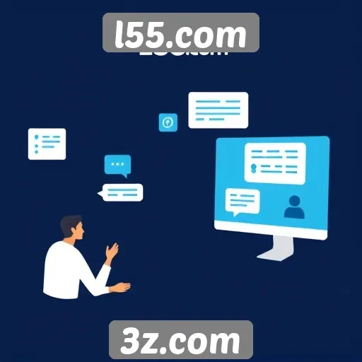 novos recursos de interação em l55.com