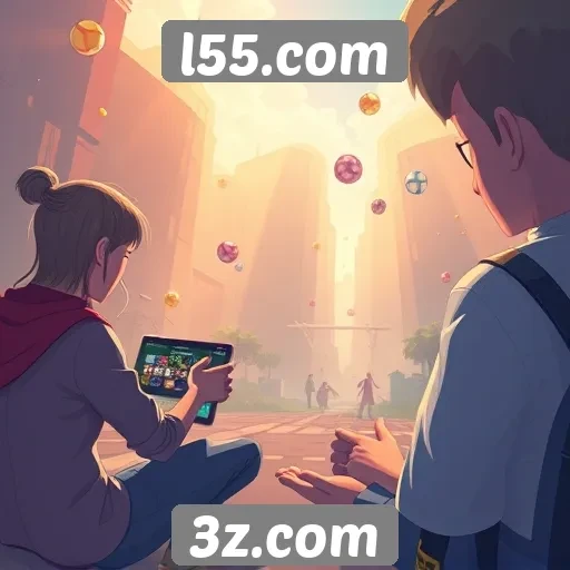 Experiência do usuário no site de jogos l55.com